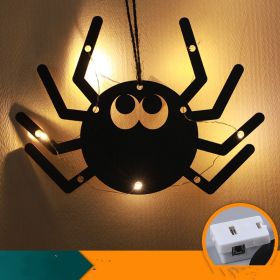 Halloween LED Decorative Lights Luminescent Spider Listing Home Decor Lamp (Option: Spider-Electronic)