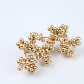 Foam Three Fork Fruit Christmas Ornament Simulation (Option: Three Fork Gold)