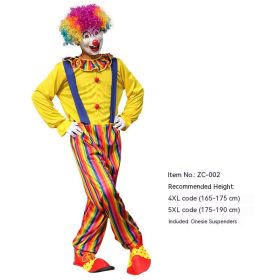 Halloween Adult And Children Clown Costume Stage Suit (Option: ZC 002-M)