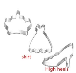 Baking Mold Fondant Biscuit Mousse Ring Cutting Mold (Option: Skirt)