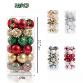 Cylinder Set Christmas Kraft Paper Tree Decoration Background (Option: Red Green Gold)