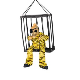 Induction Activated Voice Controlled Halloween Glow Cage Ghost (Option: Golden Cyclops)