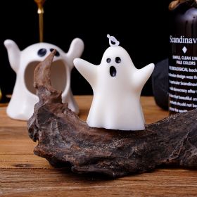 Halloween Candle Creative Ghost DIY Ornaments (Option: White Passionate Embrace Ghost)
