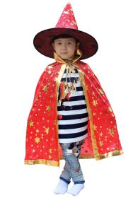 Halloween Children's Cloak Costume SIX STAR Cloak (Option: Red-Free Size)