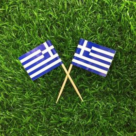65mm Paper Flag Toothpick (Option: Greece 100)