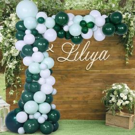 Animal Head Birthday Party Balloon Jungle Set Monstera Theme (Option: Style 12)