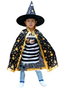 Halloween Children's Cloak Costume SIX STAR Cloak (Option: Black-Free Size)