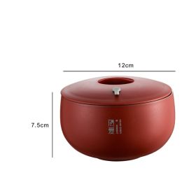 316 Material Japanese Stainless Steel Bowl Household Hotel Tableware (Option: 12CM Red With Cover)