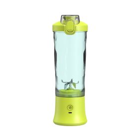 Portable Blender Juicer Personal Size Blender For Shakes And Smoothies With 6 Blade Mini Blender Kitchen Gadgets (Option: Yellow-USB)