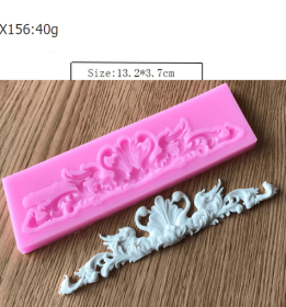 Variety of lace shape fondant cake silicone mold (Option: X156)
