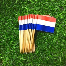 65mm Paper Flag Toothpick (Option: 100 In Netherlands)