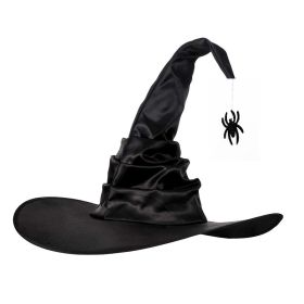Halloween Costume Witch Spider Pendant Witch Hat Black Cloak Nose Eyes Suit (Option: HA0727A22 2-Average Size)