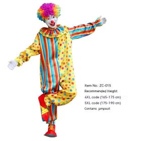 Halloween Adult And Children Clown Costume Stage Suit (Option: ZC 015-M)