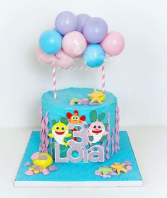 Net Red 5 Inch Sequined Small Balloon Cake Decoration (Option: Style1)