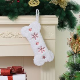 Christmas Decoration Supplies Little Socks (Option: Dog Bone Socks Rose Gold)