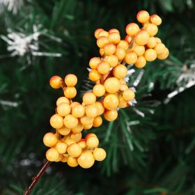 Christmas Accessories Simulation Chinese Hawthorn Strings (Option: 12 Head Mulberry Double Color)