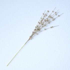 Christmas Decorations 43cm 12 Fork Gold Powder (Option: Champagne Gold-43cm)