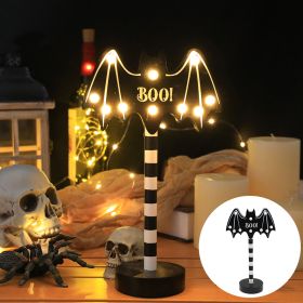 Detachable LED Halloween Day Decorative Light Pumpkin (Option: Bat-2 7th Batteries)