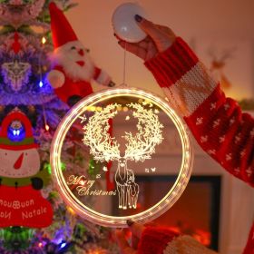 Christmas Atmosphere Ornamental Festoon Lamp Luminous Letters (Option: Elk-24CM)