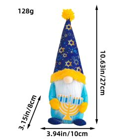 Dolf Ornaments Blue A Tall Hat Faceless Doll (Option: F2 40 Hanuku Beard)