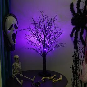 Led Halloween Party Scene Layout Decorative Lights Indoor Decoration (Option: Style 1-Purple Light)