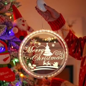 Christmas Atmosphere Ornamental Festoon Lamp Luminous Letters (Option: Merry Christmas 2-24CM)