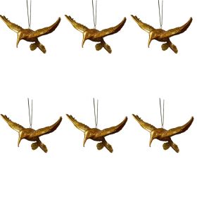 Christmas Pendant Hanging Ornament Plastic Ball Decoration 6 Pieces (Option: Style 5 6 Pack)