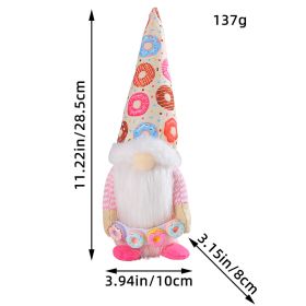 Christmas Decorations Donut Doll Pointed Hat Dwarf (Option: D3 40 Donut Doll Beard)