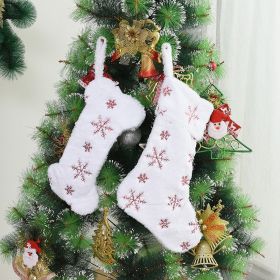 Christmas Decoration Supplies Little Socks (Option: Christmas Stockings Rose Gold)