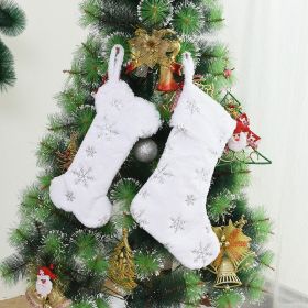 Christmas Decoration Supplies Little Socks (Option: Christmas Stockings Silver)