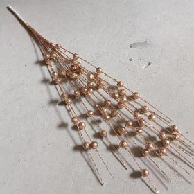 Christmas Decorations 43cm 12 Fork Gold Powder (Option: Rose Gold-43cm)
