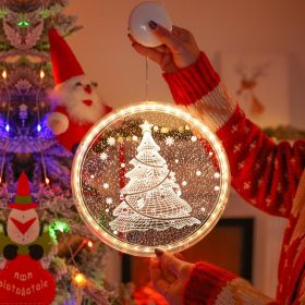 Christmas Atmosphere Ornamental Festoon Lamp Luminous Letters (Option: Christmas Tree-16CM)