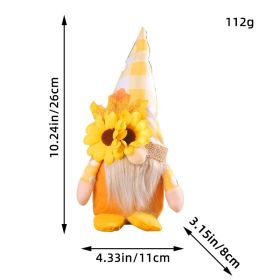 Autumn Sunflower Couple Rudolf Doll Standing Posture (Option: Doll For Men)