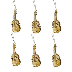 Christmas Pendant Hanging Ornament Plastic Ball Decoration 6 Pieces (Option: Style 4 6 Pack)