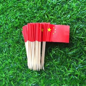 65mm Paper Flag Toothpick (Option: China 100)