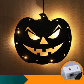Halloween LED Decorative Lights Luminescent Spider Listing Home Decor Lamp (Option: Pumpkin-Electronic)