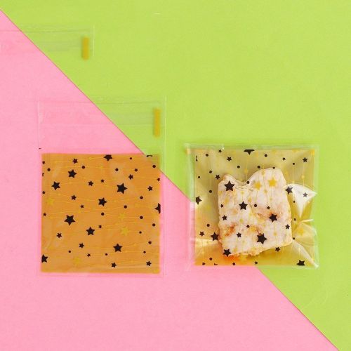 Christmas Old Man Sleigh Self-adhesive Self-sealing Cookie Packaging Bags