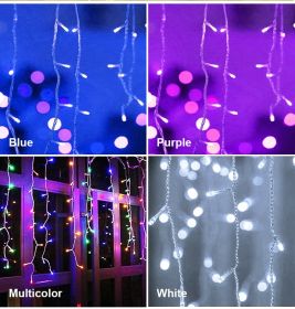 Starry Christmas Holiday String Light (Option: Positive White-110v American Standard)