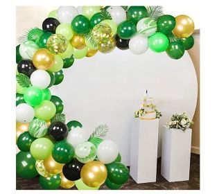 Animal Head Birthday Party Balloon Jungle Set Monstera Theme (Option: Style 13)