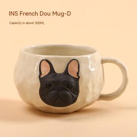 Handmade French Bulldog Coffee Cup Original Design (Option: Coffee Cup D-300ml)