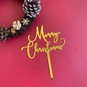 Bake Cake Decorations For Christmas (Option: 944gold)