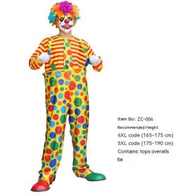 Halloween Adult And Children Clown Costume Stage Suit (Option: ZC 004-M)