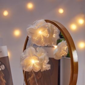 Led Simulation Phalaenopsis Lamp Outdoor Waterproof Courtyard Home Decor (Option: Warm White-3 M 20 Lamp USB)